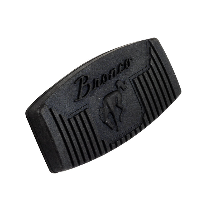 Dennis Carpenter Brake Pedal Pad - Bronco Script - 1976-96 Ford Bronco