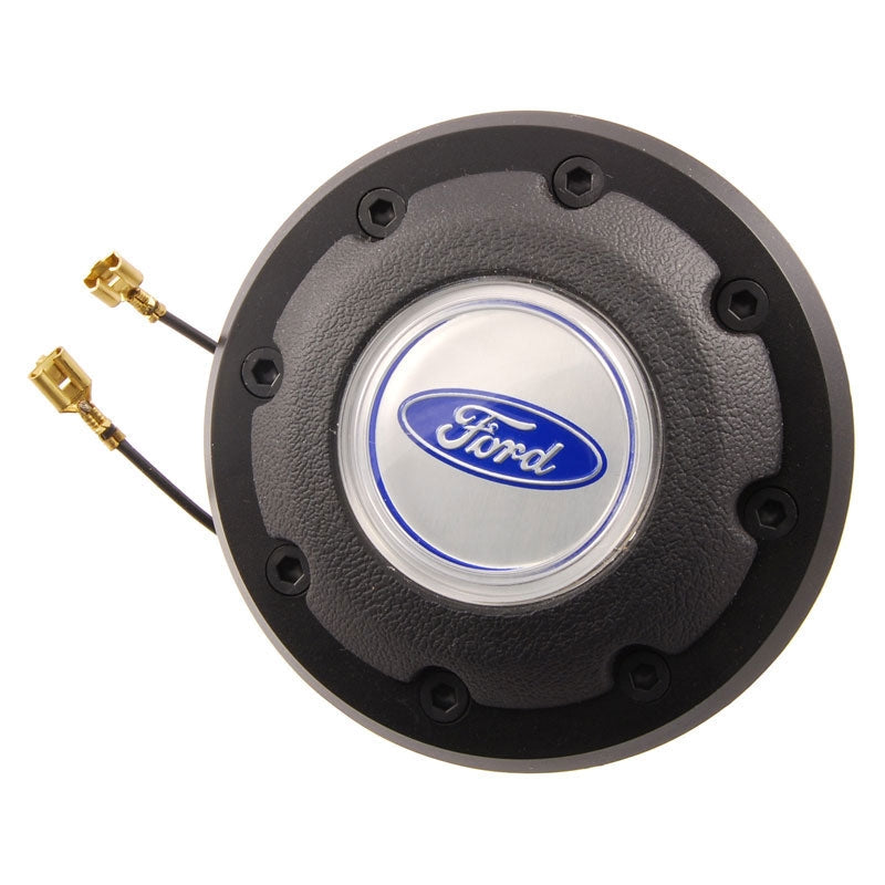 Dennis Carpenter Horn Button with Black Outer Ring - 1978-86 Ford Bronco