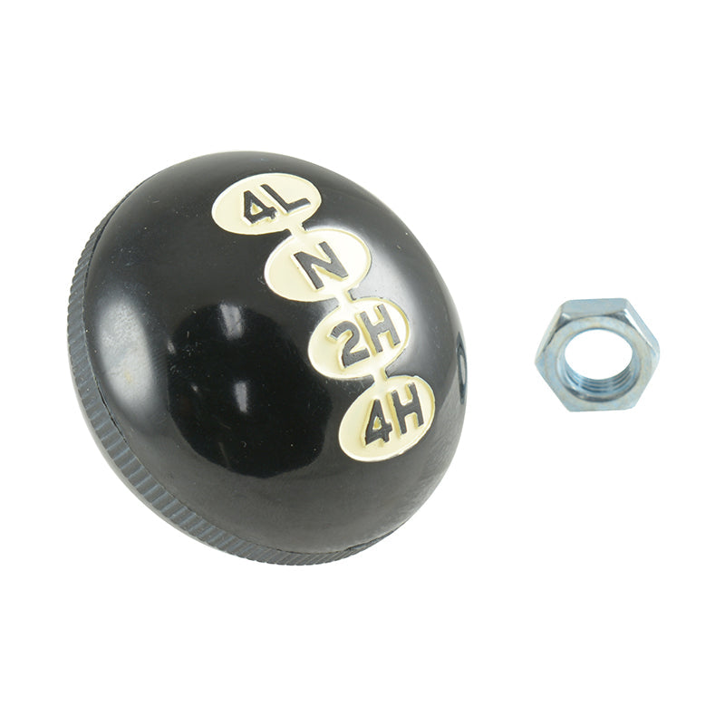 Dennis Carpenter Transfer Case Shift Knob with Jam Nut - 1966 Ford Bronco