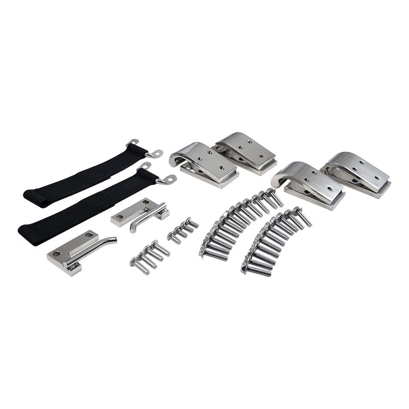 Dennis Carpenter Quick Release/Lift Off Door Hinge Kit - 1966-77 Ford Bronco