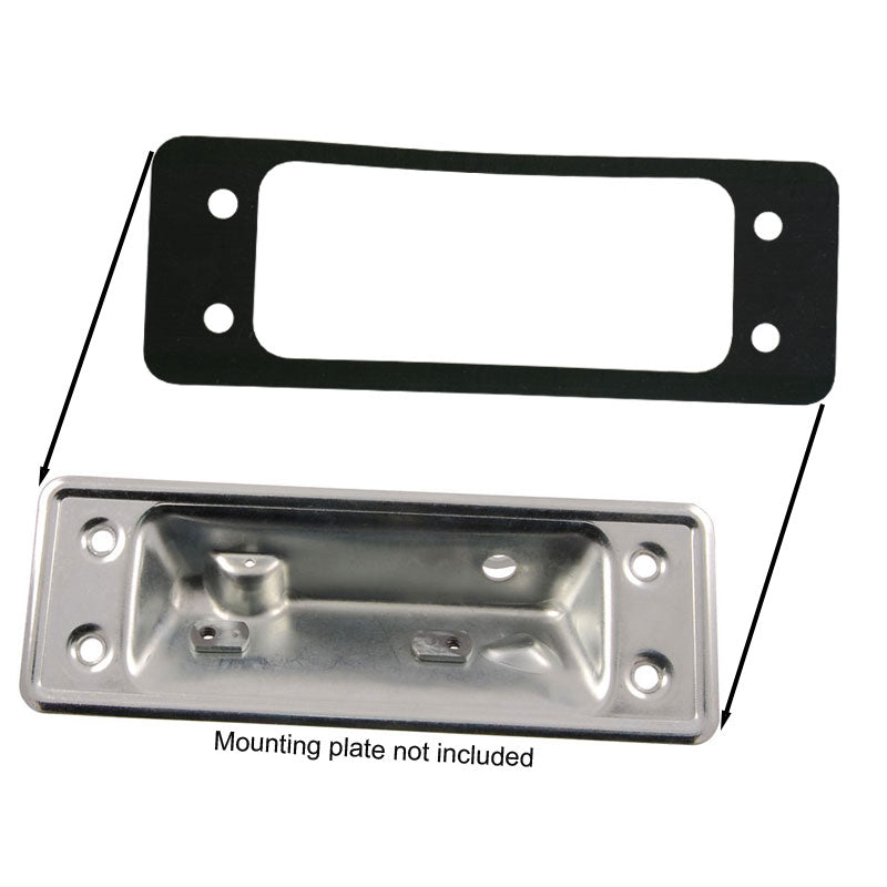 Dennis Carpenter Tailgate Handle Mounting Plate Pad 1966-77 Bronco