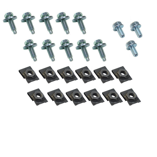 Dennis Carpenter Grille Bolt and Clip Kit - 1966-77 Ford Bronco