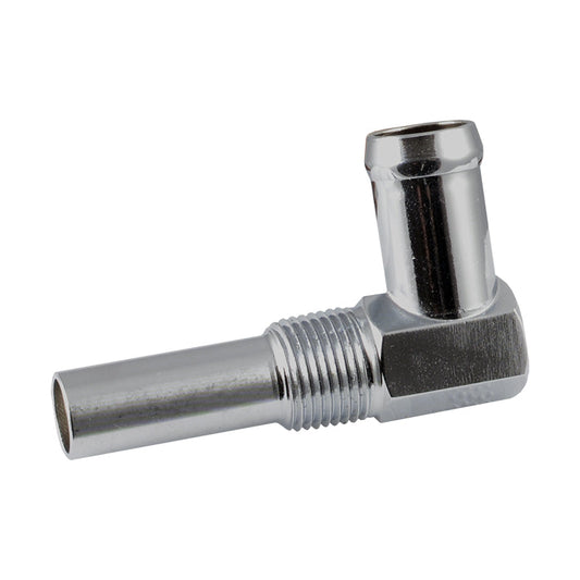 Dennis Carpenter Heater Hose Connector Stainless - 1966-77 Ford Bronco