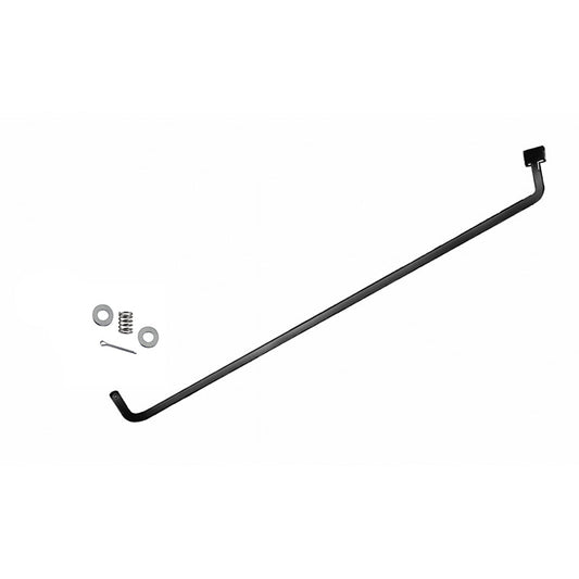 Dennis Carpenter Hood Prop Rod Black 1966 - 77 Ford Bronco