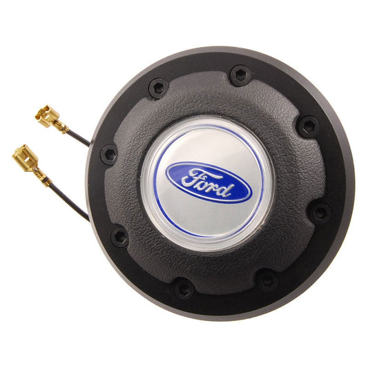 Dennis Carpenter Horn Button with Black Outer Ring - 1978-86 Ford Bronco