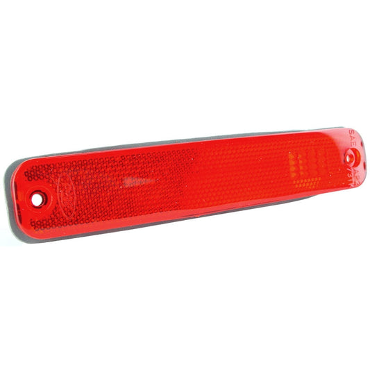 Dennis Carpenter Side Marker Light - Red Rear - w/Script 1973 - 89 Ford Bronco