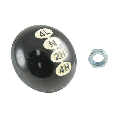 Dennis Carpenter Transfer Case Shift Knob with Jam Nut - 1966 Ford Bronco